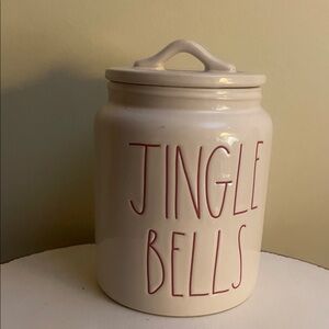 Jingle Bells Ceramic Canister